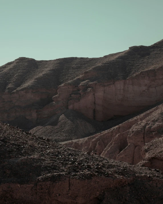 a view of the top of some mountains