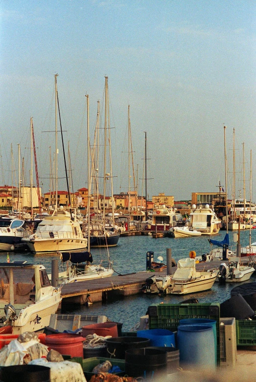 a large body of water filled with lots of boats