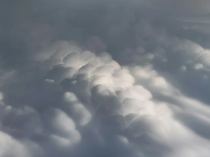 a white and black po of a large cloud