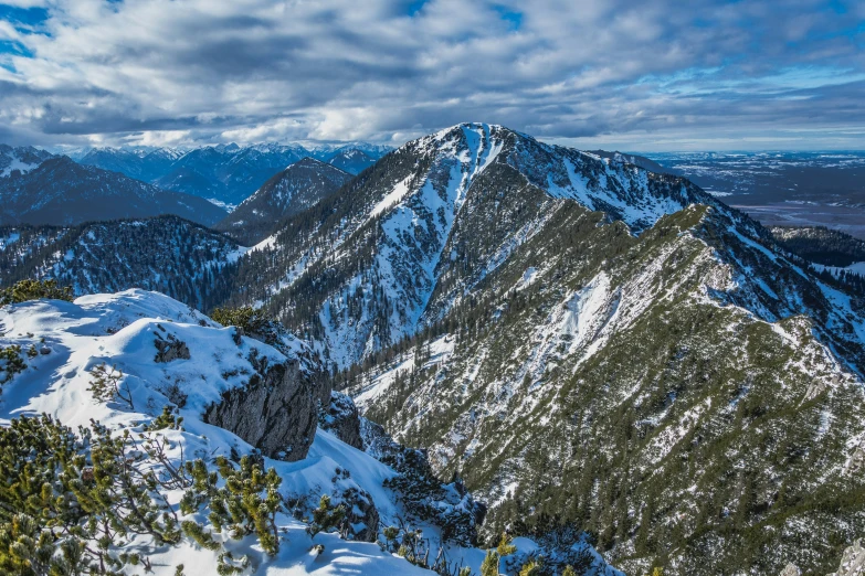 the view from the top of the mountain