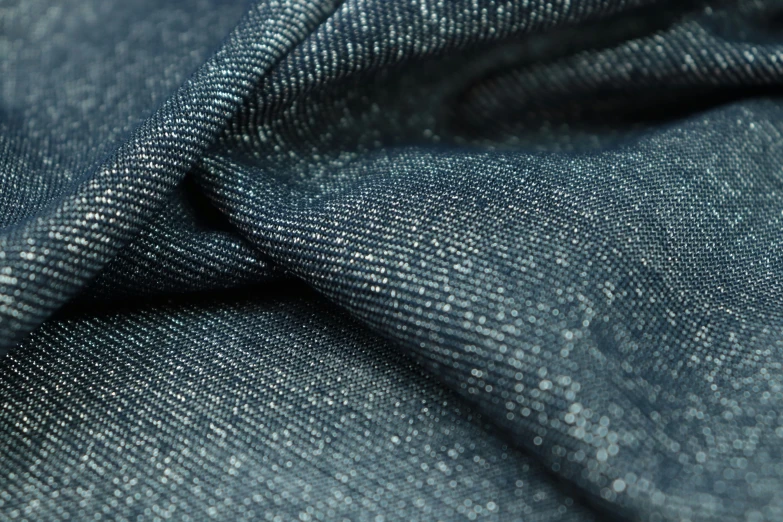 a fabric texture made of blue fabric