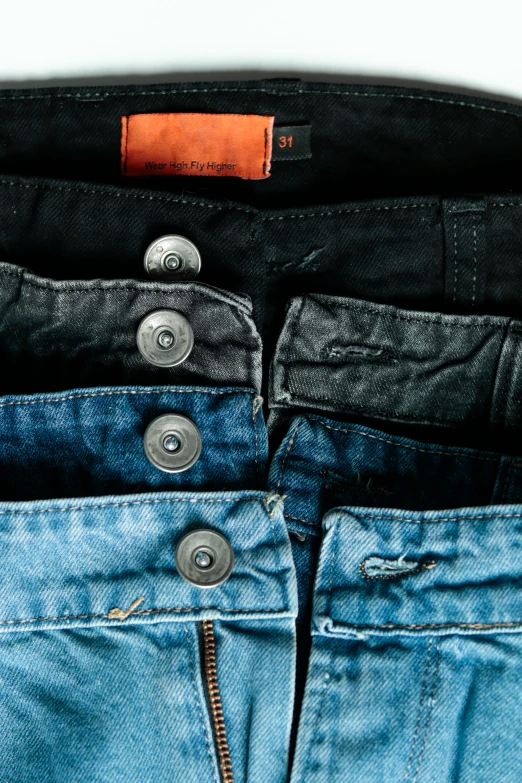 this is an image of the back pocket of jeans