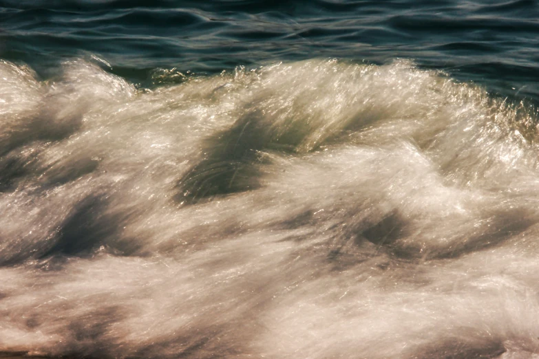 a close up s of a wave and water surface