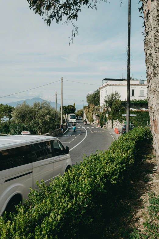 cars parked on the side of the street