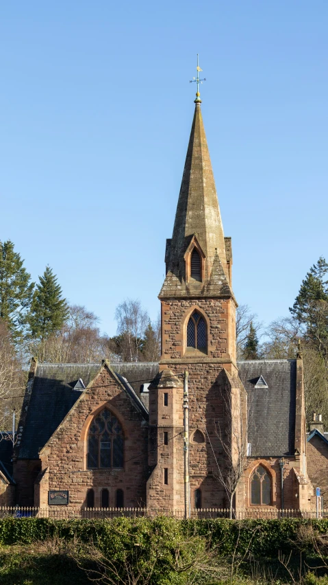 old church surrounded by vegetation and trees