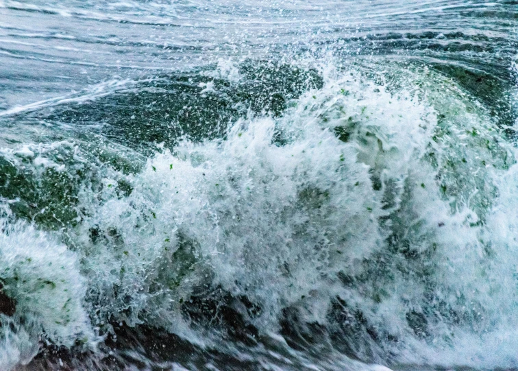 a very large body of water with small waves