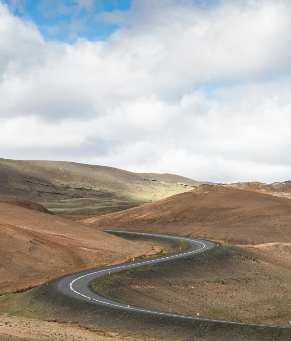 a road winding up the side of the mountain