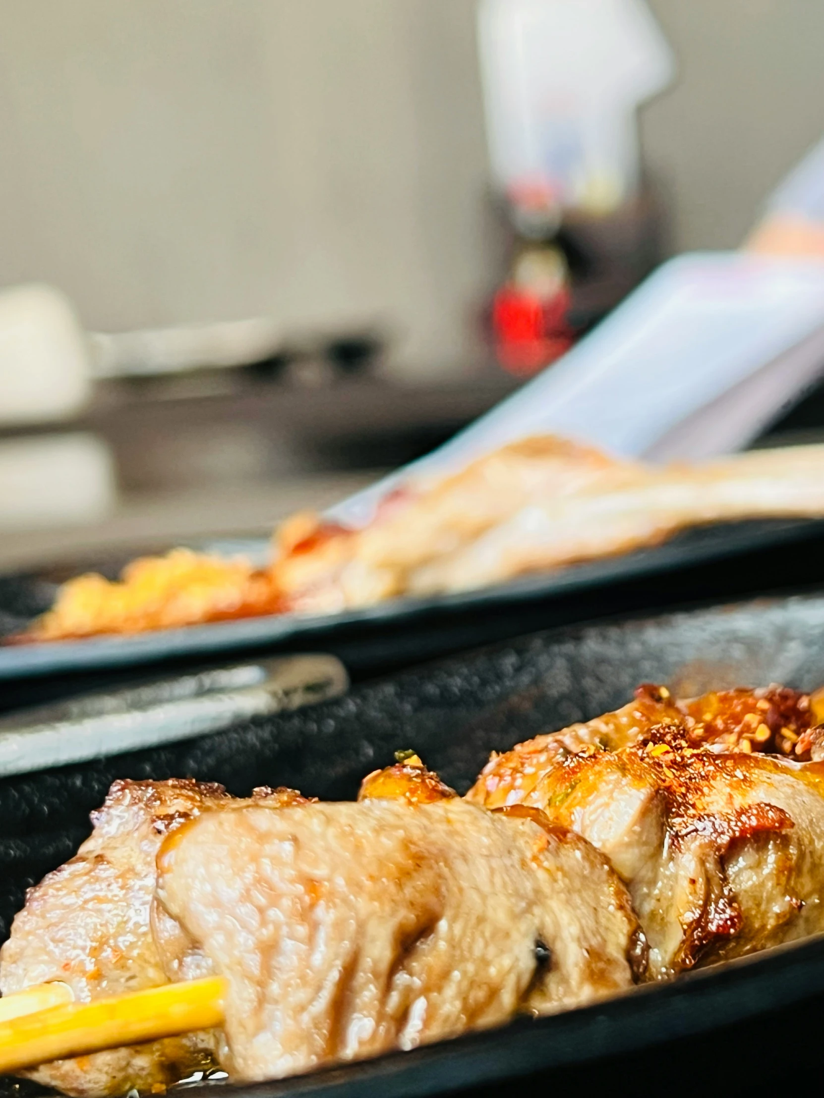 two trays of food on top of each other