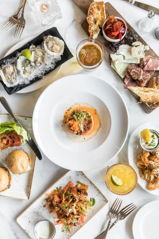 a view from above of a bowl full of food