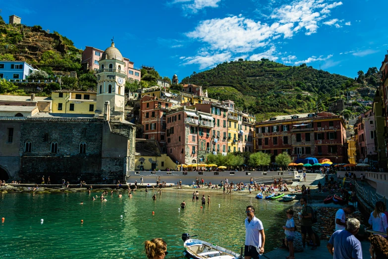 a very nice looking city next to the water