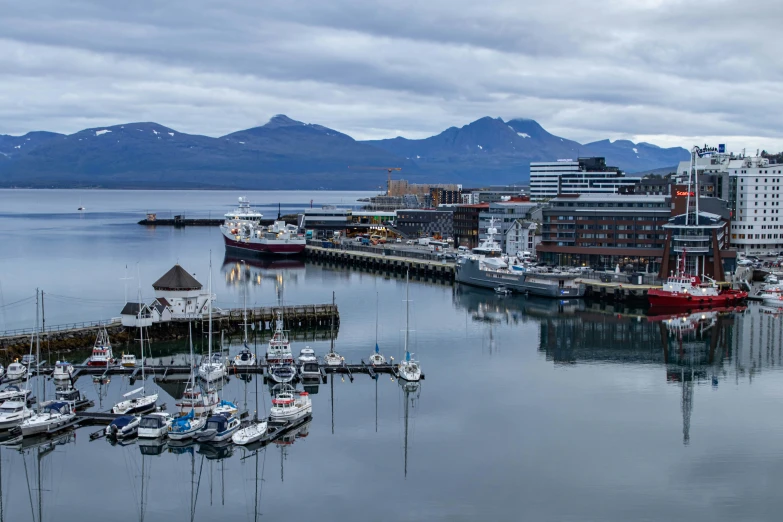 a large body of water filled with lots of boats