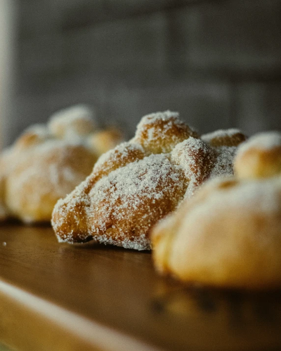 some kind of pastry on a table