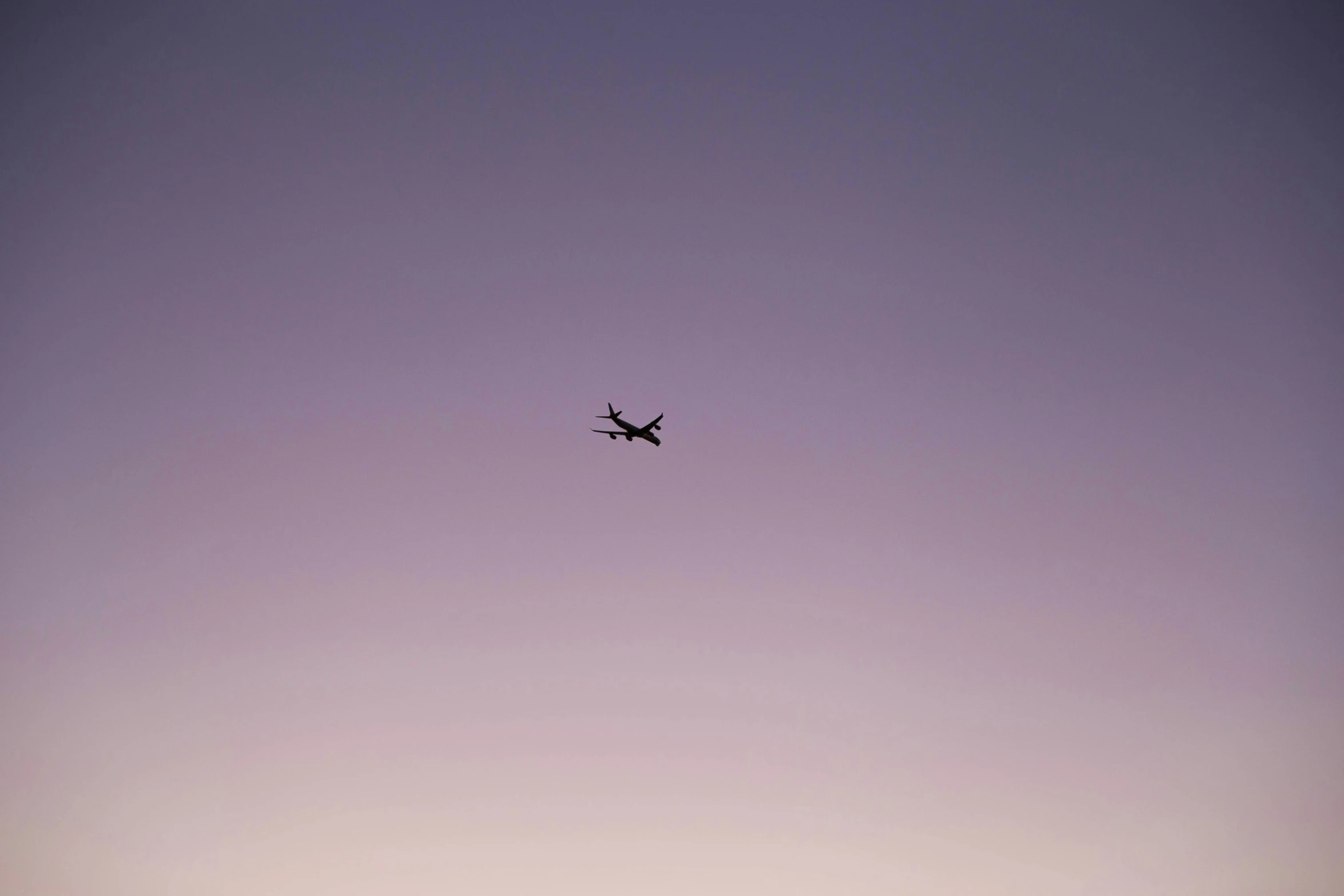 an airplane is flying high above the treetops