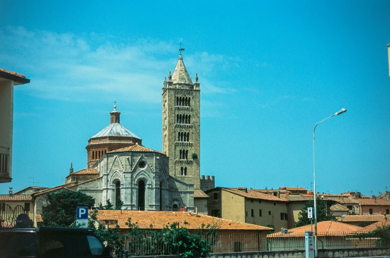 a big tower on top of a building