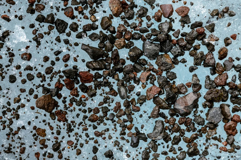 the rocks are surrounded by water in the ocean