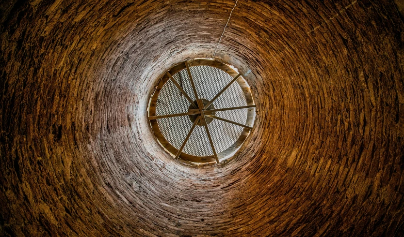 the skylight is made out of a hole in the roof