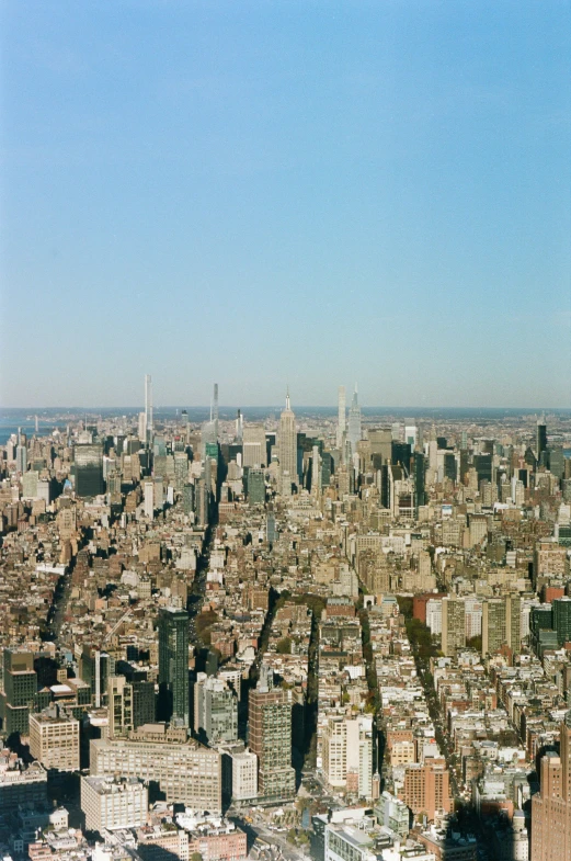 a panoramic view of a city from the top