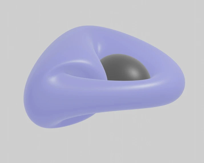 3d view of a body with an egg in the stomach