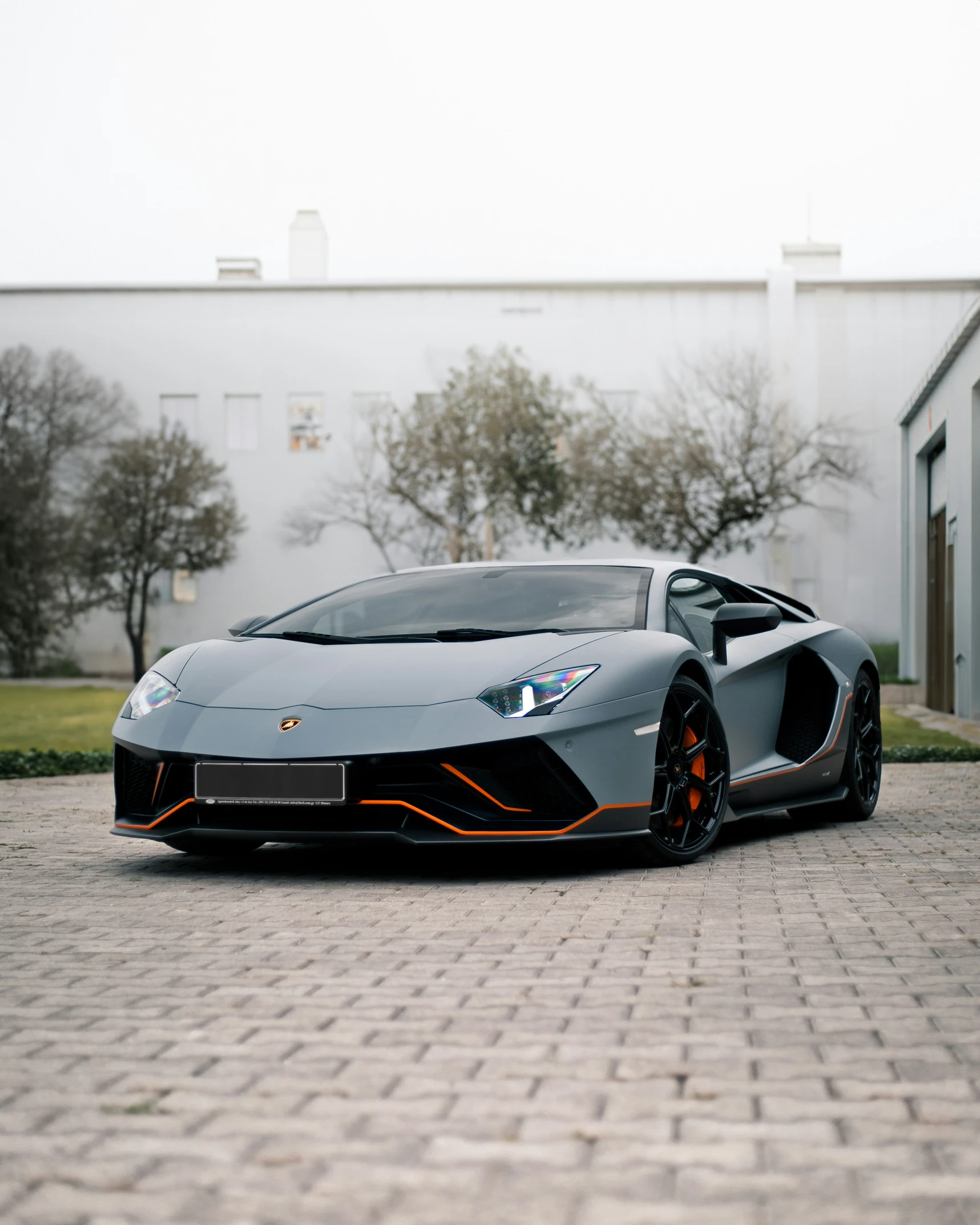 an image of the front view of a lamb sport car