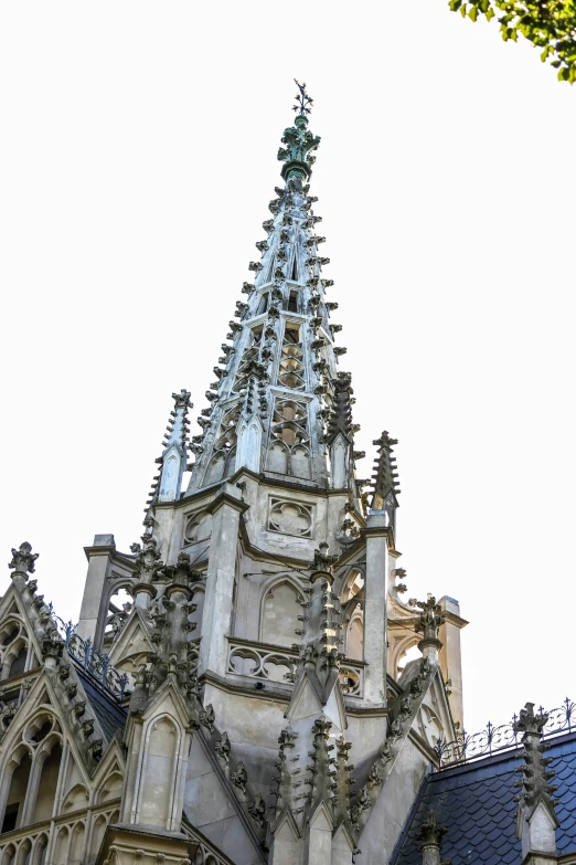 an ornate building with a clock on top