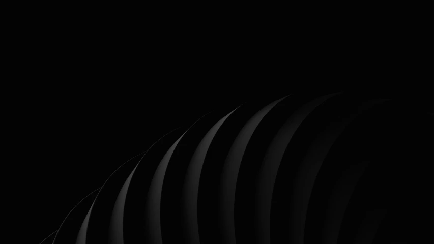 a black and white po of an abstractly curved object