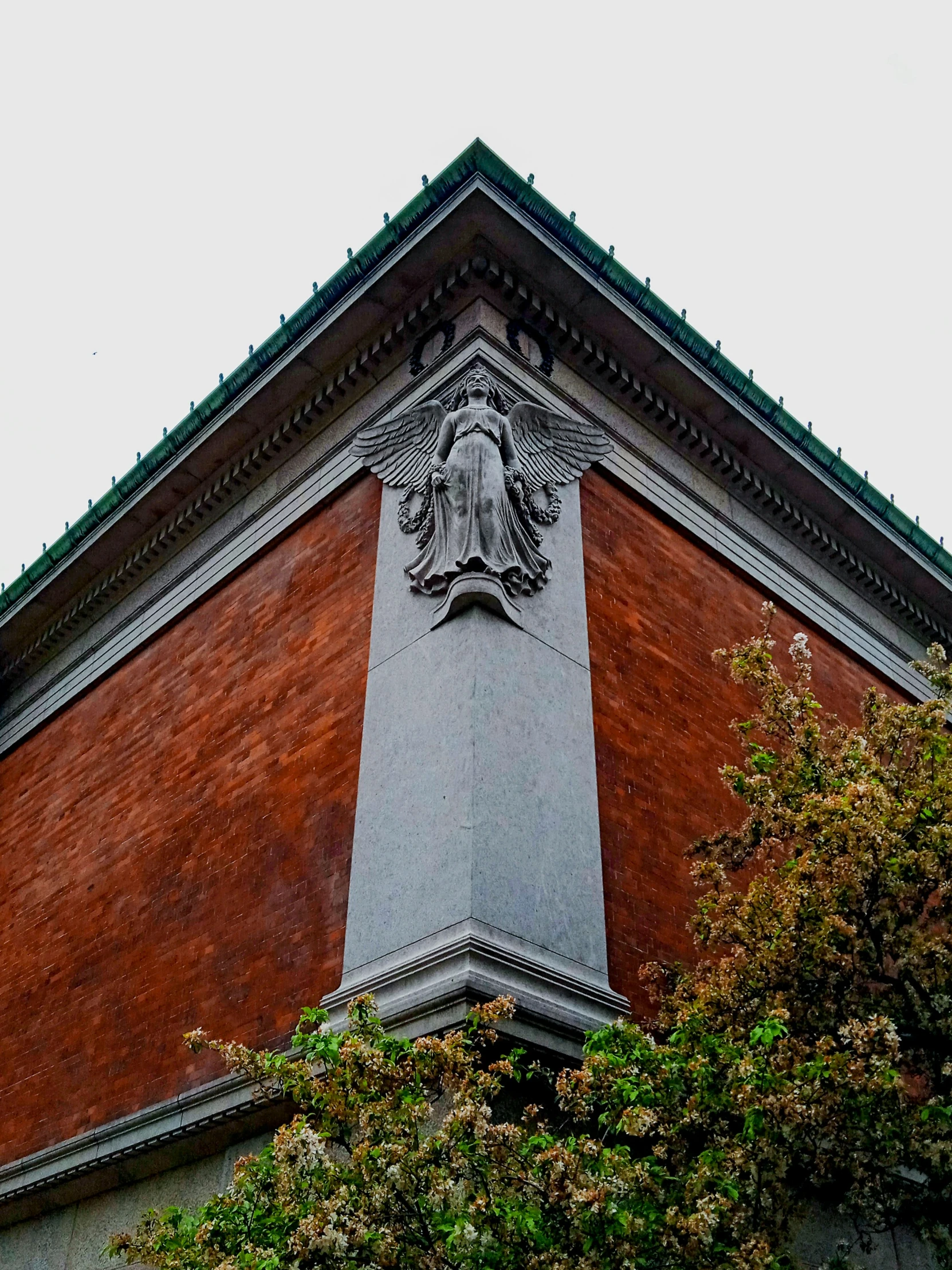 the decorative architectural details of a building