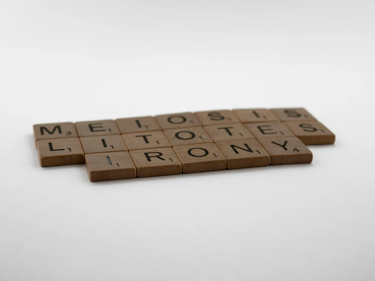 there are some scrabble letters that have different letters
