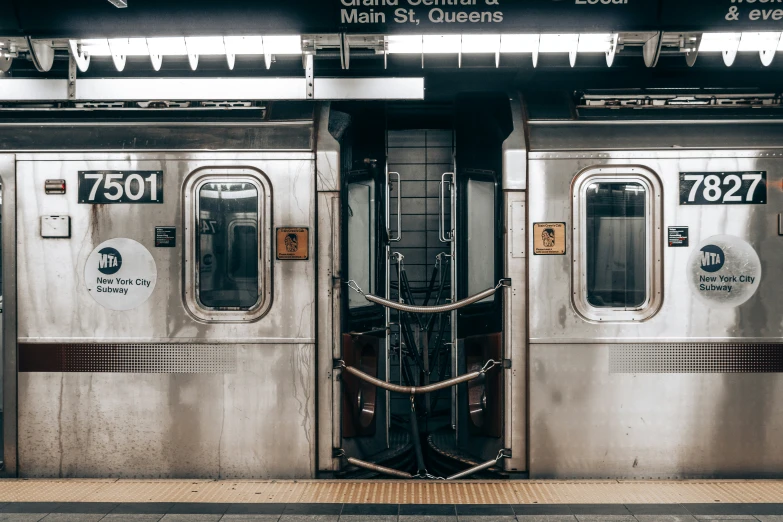 the doors of this train are open for passengers