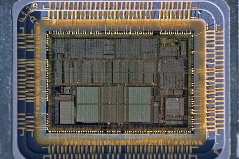 the top part of a computer motherboard showing wires