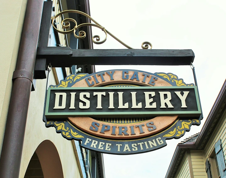 a pub sign that says old castle brewery