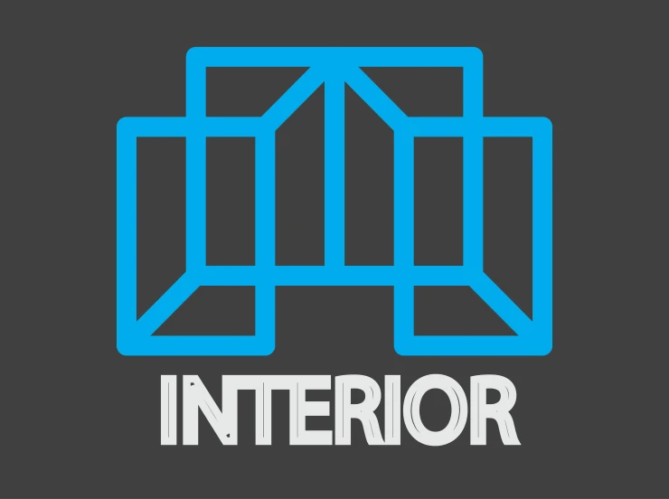 the logo for interior design and design