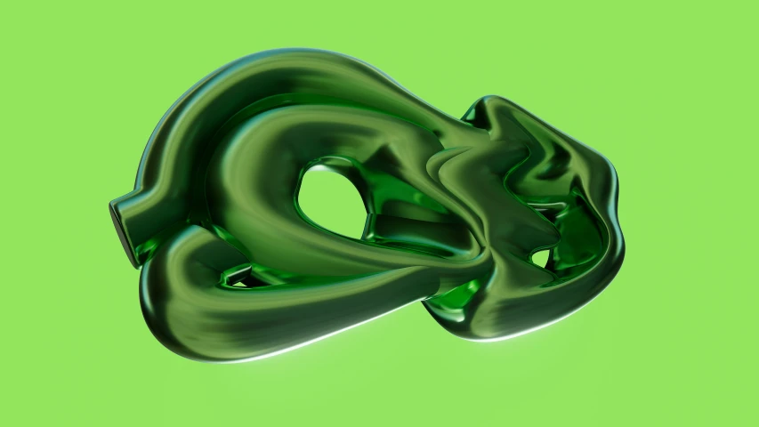 an abstract image of a green surface