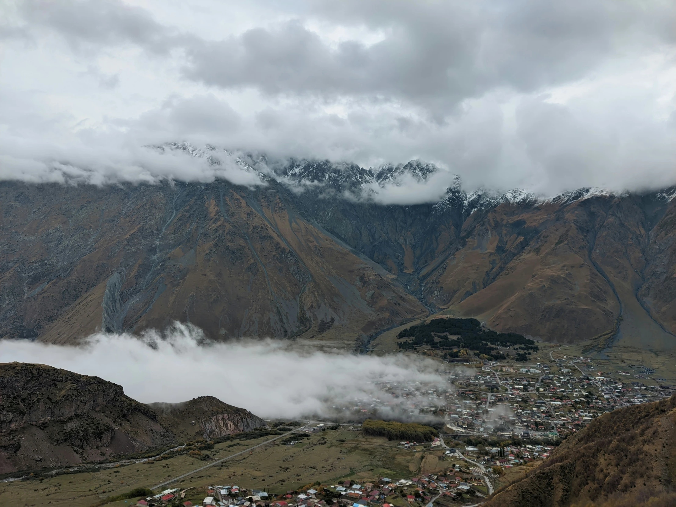 this is the view from atop the mountain