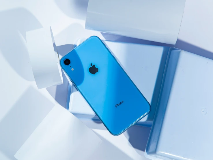 the new iphone is shown in an image from above