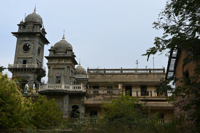 a building with a clock on the front