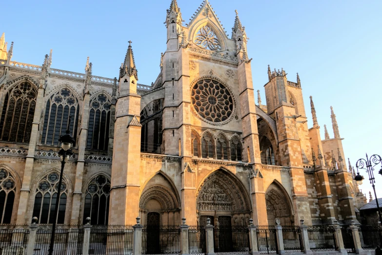 this is a very old cathedral and it has windows