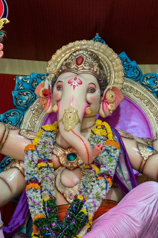 this is a statue of a ganesh from the temple