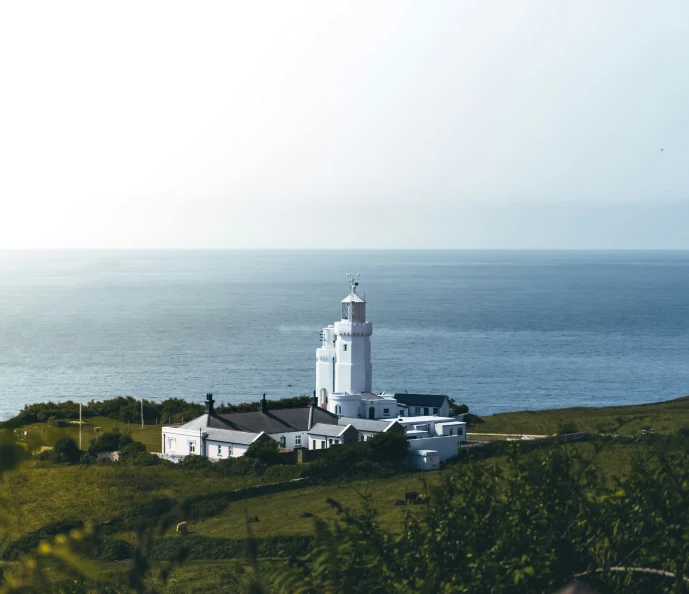 a church by the ocean is white