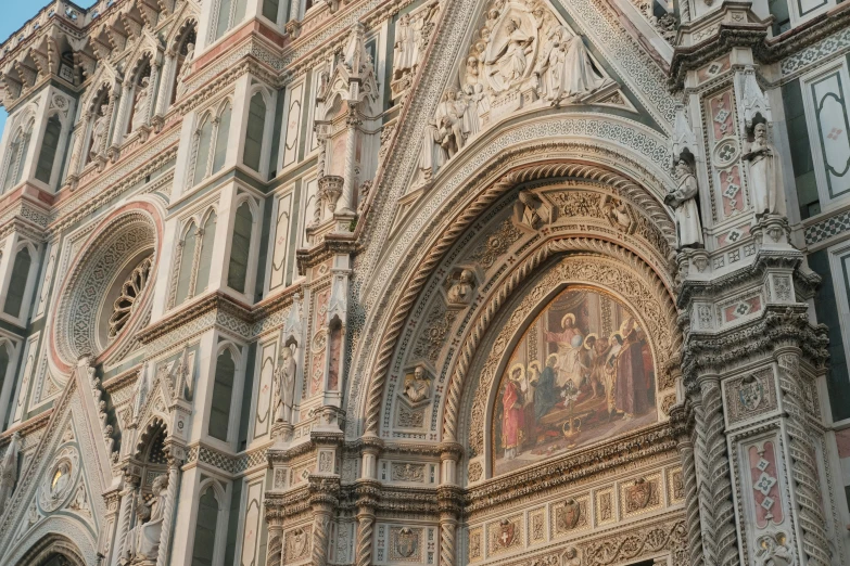 a close up s of the side of a building with a clock on it