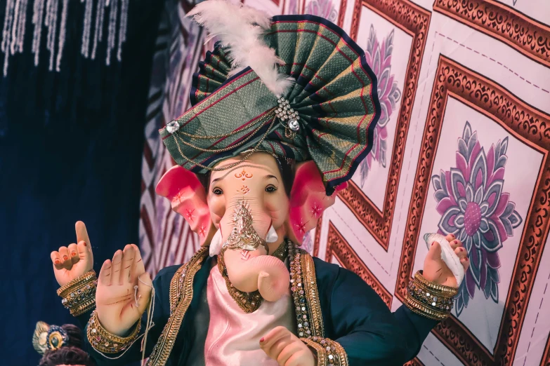 a young man dressed in a costume poses for a picture