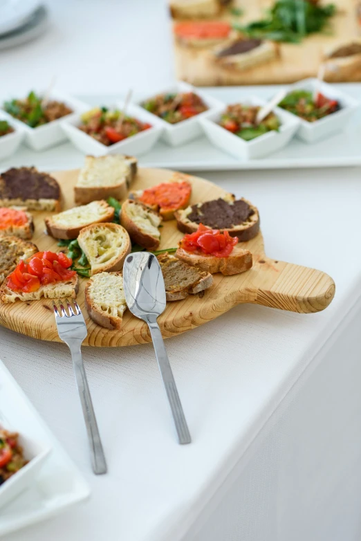 an assortment of different types of food sit on the table