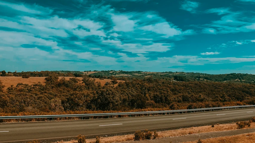 the road that goes up and down through the mountains