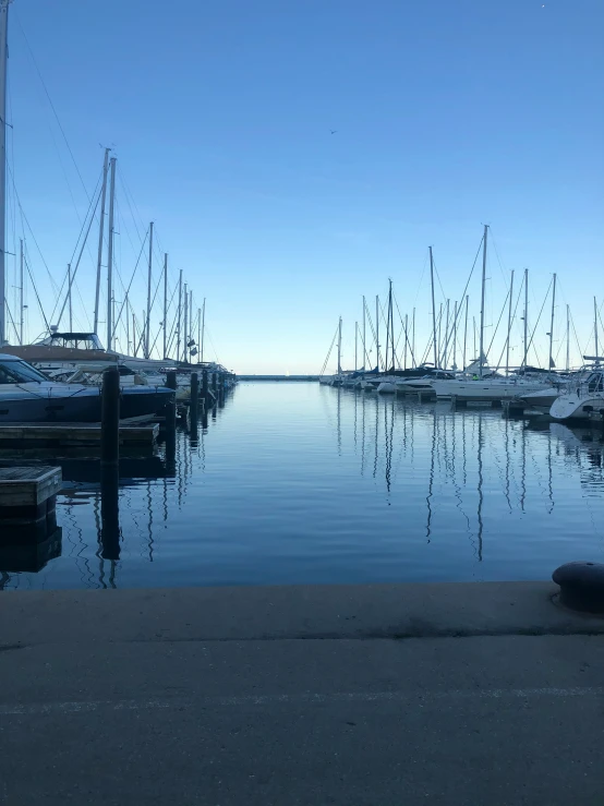 a body of water with boats on it