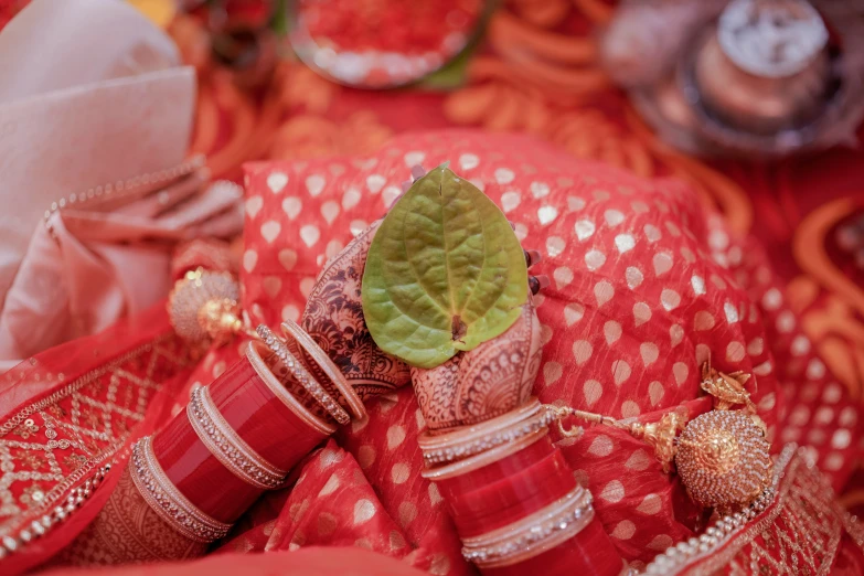 the dish cloths and napkins are arranged together