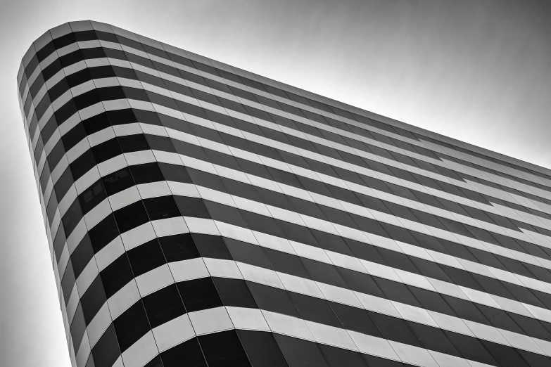 black and white pograph of a large building