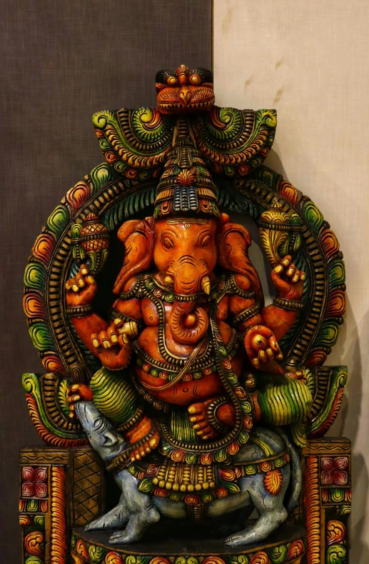 a figurine is shown depicting an elephant