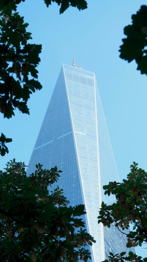 a view of the side of the tallest building in the world