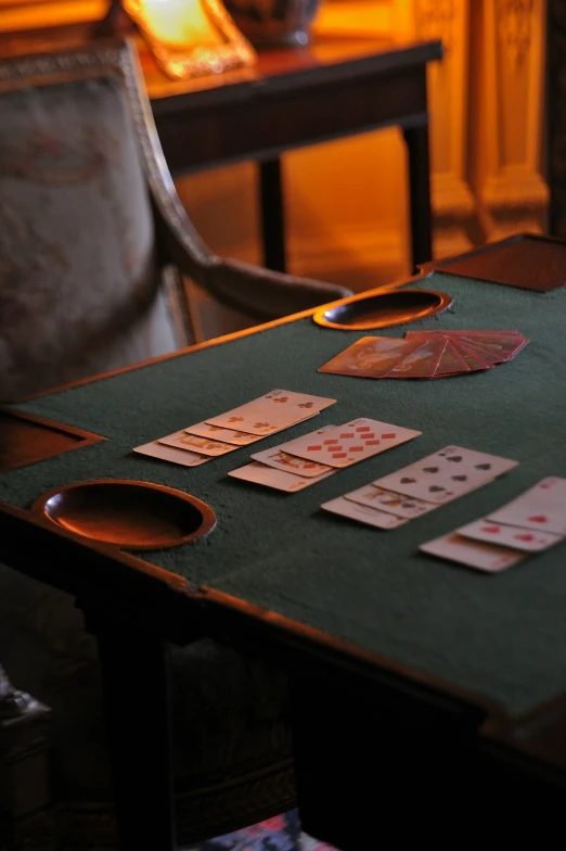 a close - up of the playing cards that someone has made