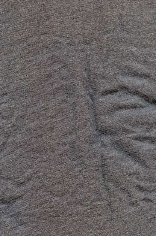 a view from above, of a shirt showing folds