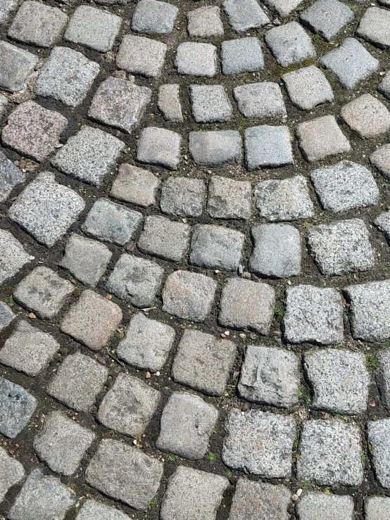 the cobblestones are all grey and there is no image here